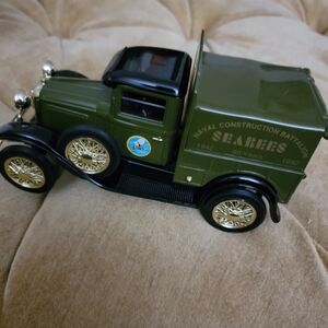 Ford model A pickup truck bank cast metal